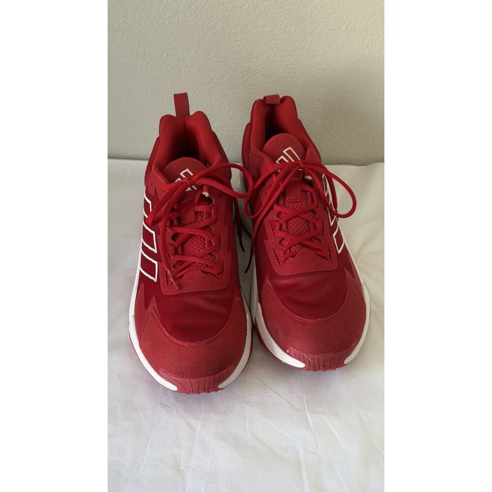 Adidas Mahomes 2 Impact FLX Team Collegiate Red White Shoes IE9377 Men's Size 14